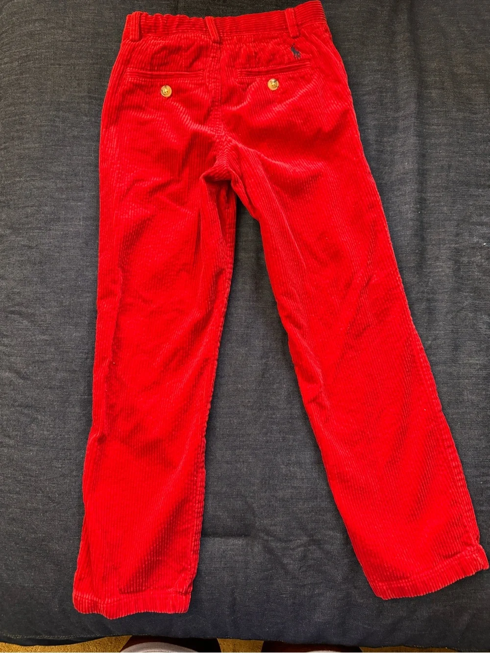 Boys Red Corduroy Pants (size 5)